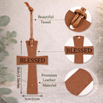 Leather Cross Brookmark